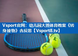 Vsport官网：幼儿园大班体育教案《转身接物》含反思